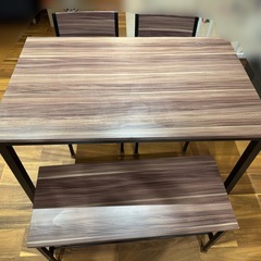ダイニングテーブル＆チェア＆ベンチの画像