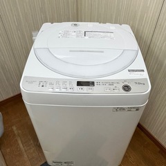 #48 激安7.0kg洗い!! SHARP 2023年 ES-GE7G 全自動電気洗濯機の画像