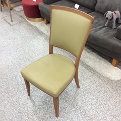 【カリモクのダイニングチェア】ダイニングチェア カリモク　チターノ　Chitano チェア　椅子　イス　合皮　グリーン：ブラウンの画像