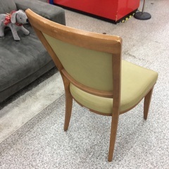 【カリモクのダイニングチェア】ダイニングチェア カリモク　チターノ　Chitano チェア　椅子　イス　合皮　グリーン：ブラウンの画像