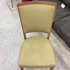 【カリモクのダイニングチェア】ダイニングチェア カリモク　チターノ　Chitano チェア　椅子　イス　合皮　グリーン：ブラウンの画像