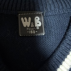 ウェルビー　サイズ150cm Vネックセーターの画像