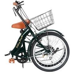 折りたたみ自転車　24インチ　ダークグリーンの画像