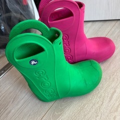 長靴crocs　16cmの画像