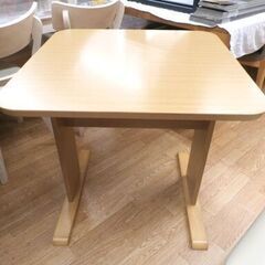 2人掛けダイニングセット テーブル幅70㎝ 回転チェア×1 ベンチ×1  ナチュラル 食卓セット　西岡店の画像