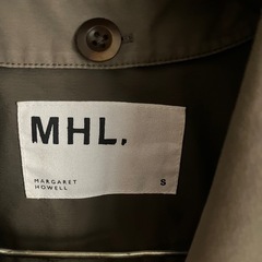 マーガレットハウエル MHL, ステンカラーコート S オリーブグリーンの画像