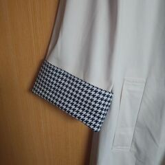 レディースコート白の画像