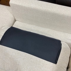 🪴リラックス🪴Fabo カウチソファ オットマン付き ミニクッション ホワイト シンプル　生活 リラックス No.2690 NHの画像