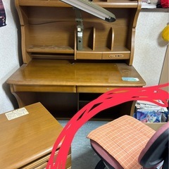 学習机用　椅子（ピンク）の画像