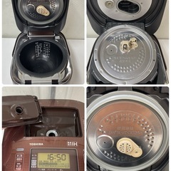 R487 ☀️ TOSHIBA 圧力IH炊飯ジャー 5.5合炊き 15年製 RC-10VXE3 ⭐ 動作確認済 ⭐ クリーニング済の画像