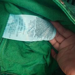 メンズジャケット緑（新品）の画像