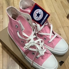 【12/14まで】〈未使用〉ちいかわCONVERSE ALL STAR ピンク 27.5センチの画像