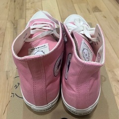 【12/14まで】〈未使用〉ちいかわCONVERSE ALL STAR ピンク 27.5センチの画像