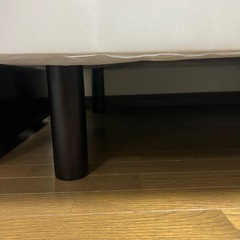 足付きシングルベッドの画像