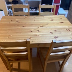 【決まりました。】 IKEA ダイニングテーブルセットの画像