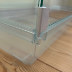 小動物ケージ ハムスター モルモット 両開き クリア透明の画像