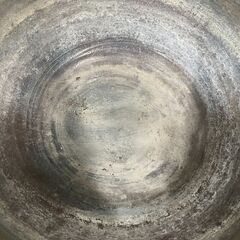 陶器製 水瓶 植木鉢 金魚鉢 大型 ① 直径43cm×高さ25cm の画像