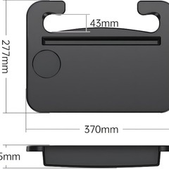 【新品】車 ハンドル テーブル 2in1 ハンドルテーブル+車隙間収納 運転席フードトレイの画像