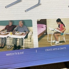 【新品未使用】テーブルメイト 1人用テーブル 2個セット の画像