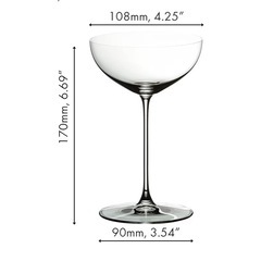 RIEDEL リーデル マティーニグラス ペアセット リーデル・ヴェリタス モスカート/マティーニ 240mlの画像