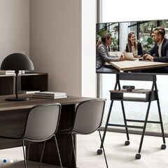 美品 ハヤミ工業 50V型対応 ディスプレイスタンド PU-254B TVスタンド テレビ台 テレビラック HAMILEX【モノ市場安城店】013の画像