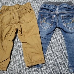 80cm          長ズボン　2枚セットの画像