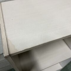 木製 3段 カラーボックス 本棚 飾り棚 収納棚 ホワイト 幅42cm×奥行29cm×高さ102cmの画像