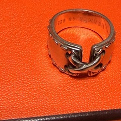 【HERMES】エルメス メキシコリング コルセット SV925  7号の画像