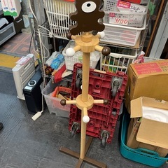 【中古】ハンガーラック　子供用　服かけ【1120IK】