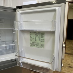#41 激安2ドア!! AQUA 2020年 126L AQR-13J(S)  ノンフロン冷凍冷蔵庫の画像