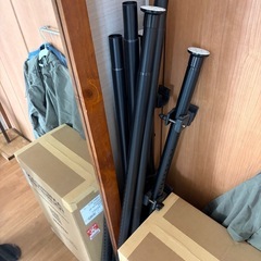 (無料)天井突っ張りハンガーらっラックの画像