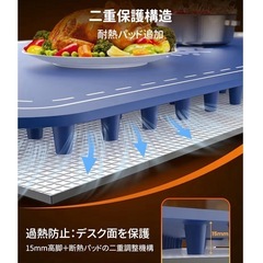 食品温暖化マット プレート 高速電気保温トレイ 9段階の温度調整40℃〜120℃の画像