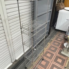 【中古】スチールラック　サビ汚れ有り　多機能ラック【1120IK】の画像