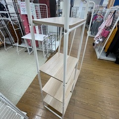 リユースのサカイ東金店 スチール棚 ハンガーラック付き TJ16283の画像
