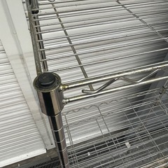 【中古】スチールラック　サビ汚れ有り　多機能ラック【1120IK】の画像