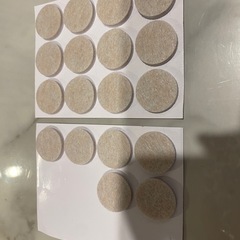 フェルト床キズ防止シール テーブル　イスの画像