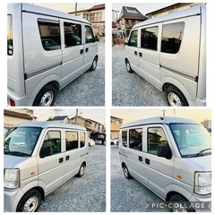 走行13.7万 パワーウィンドウ キーレス ETC エブリィ 車検2年  Bカメ ドラレコの画像