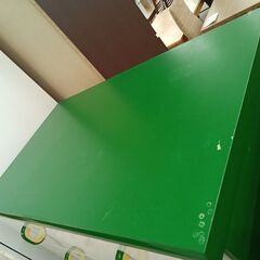 リユースのサカイ栃木店★ジモティ割あり★  タンス グリーン×クリーム W75.2×D44×H135.5 クリーニング済み TC11654の画像