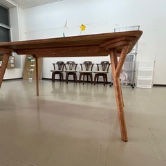 テーブル　ダイニングテーブル　大川家具　高級品の画像