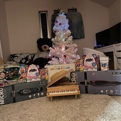 【お話し中】ホワイトクリスマスツリー　本体のみ　ファイバー　イルミネーションの画像