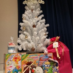 【お話し中】ホワイトクリスマスツリー　本体のみ　ファイバー　イルミネーションの画像