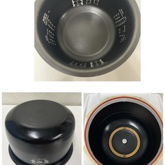 R742 ☀️ MITSUBISHI IH炊飯ジャー 5.5合炊き 18年製 NJ-XV10E5 ⭐ 動作確認済 ⭐ クリーニング済の画像