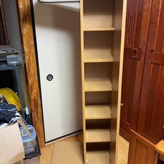 収納スペース付き全身鏡の画像