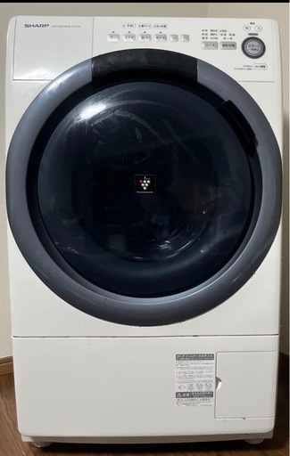 ドラム式 洗濯乾燥機　ES-S7D プラズマクラスター