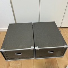 無印　硬質パルプボックス　2個の画像