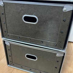 無印　硬質パルプボックス　2個の画像