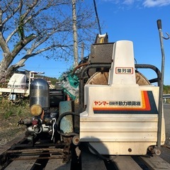 丸山　セット動噴　6馬力　動力噴霧器 造園　田んぼ　排水 消毒　除草　散水　潅水　防除　高圧洗浄　ホース約 120m付き 給水ホース排水ホース付き　宮崎の画像