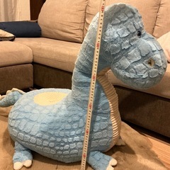 恐竜　座布団　座椅子　ぬいぐるみの画像