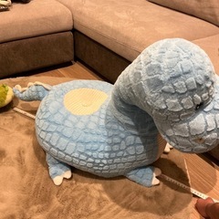 恐竜　座布団　座椅子　ぬいぐるみの画像