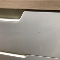 【ジャングルジャングル深井店】★5段プラチェスト 白×ナチュラル 収納家具 家具 堺市（中区 堺区 東区 西区 南区 北区）和泉市 河内長野市 富田林市 松原市 狭山市 深井 【FU2936】の画像